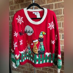 Ugly Christmas Sweater for Office/Family Parties Size L